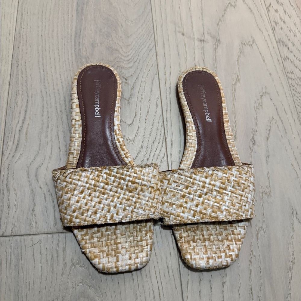Jeffery Campbell woven sandals